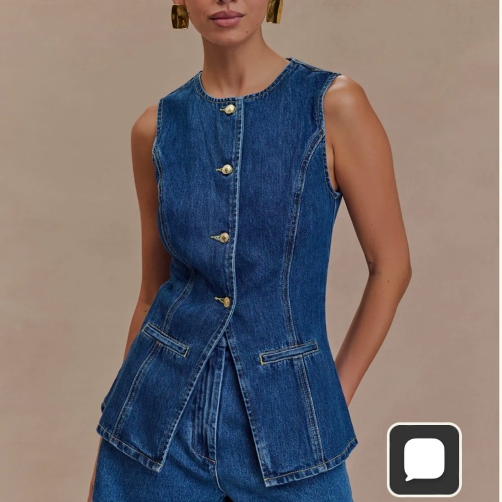 Meshki Denim vest